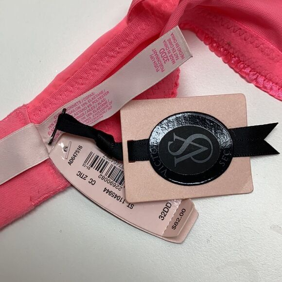 🔥Designer collection VICTORIA SECRET BRA  32DD push-up   New - Picture 4 of 4